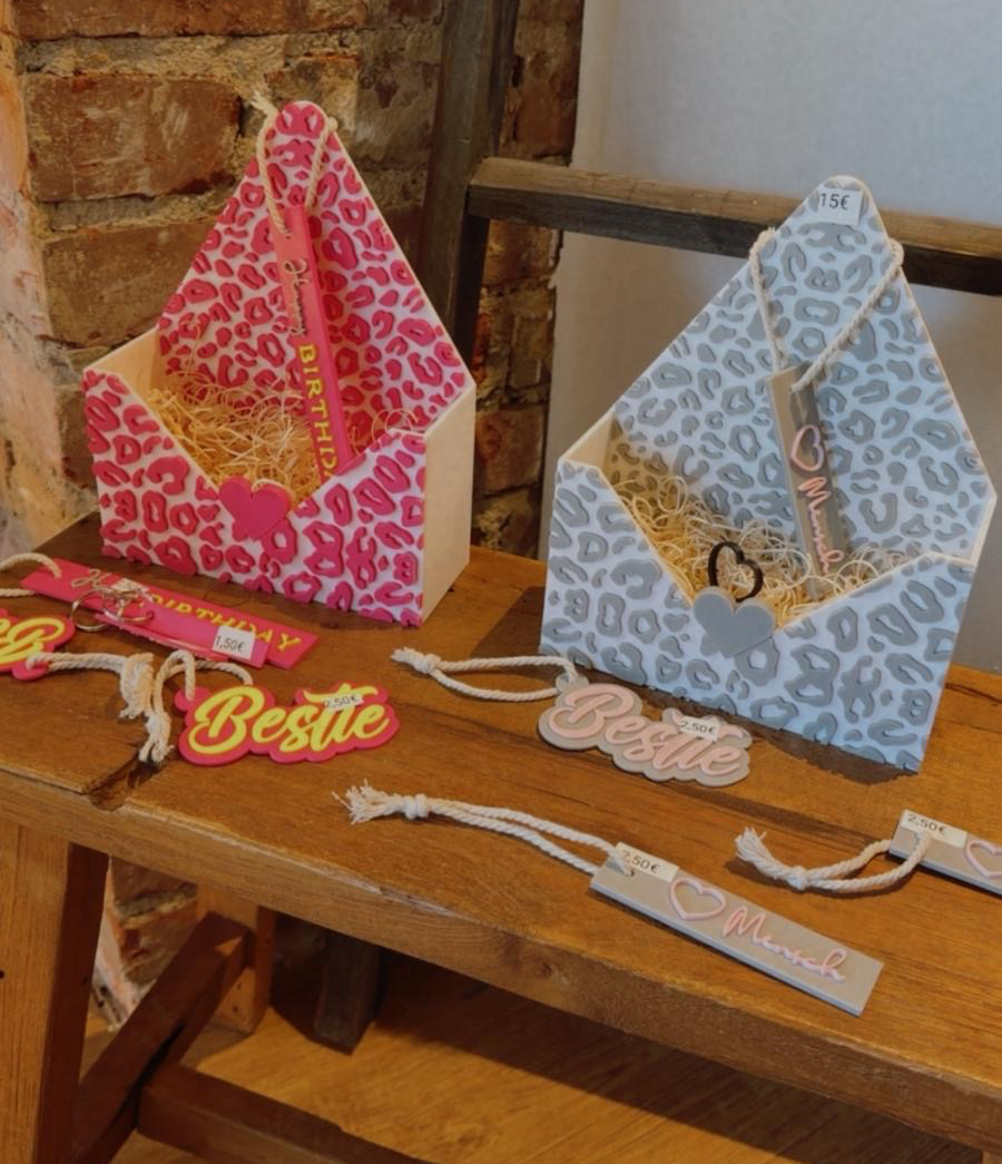 3D-gedruckte Geschenke und Dekorationen